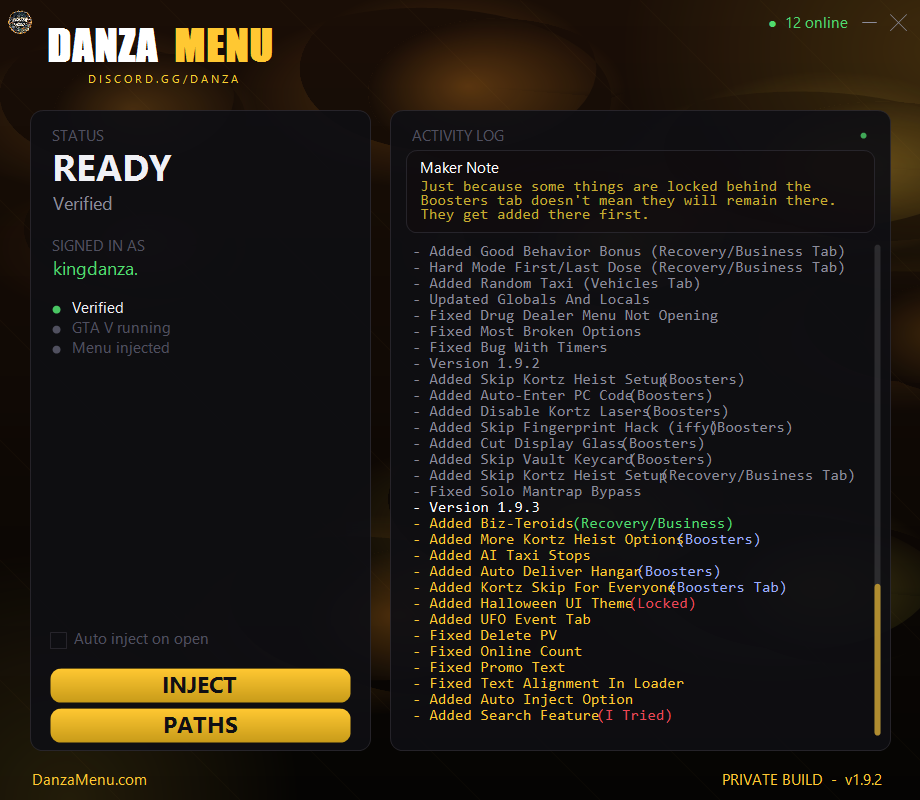 Danza Menu screenshot 12