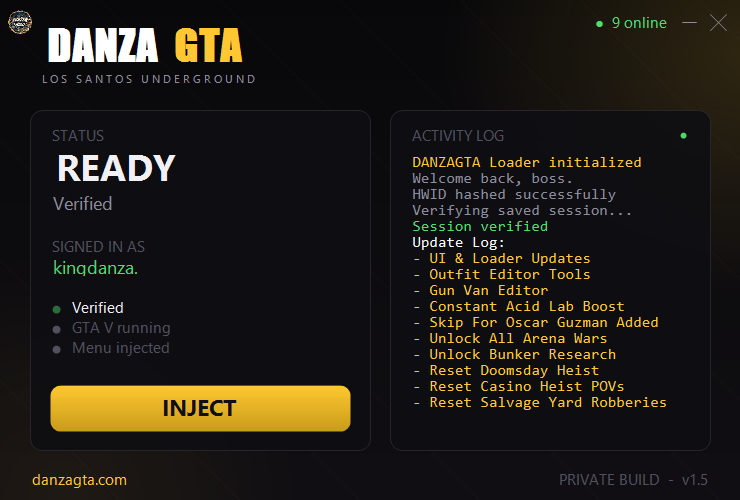 Danza Menu screenshot 2